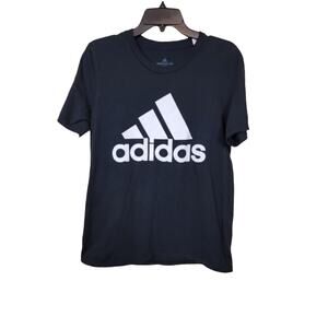 Adidas Amplifier Tee T-Shirt Men's Medium Black Logo Short Sleeve Cotton